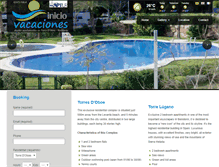 Tablet Screenshot of iniciovacaciones.com